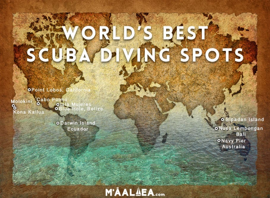 World Scuba Diving Map