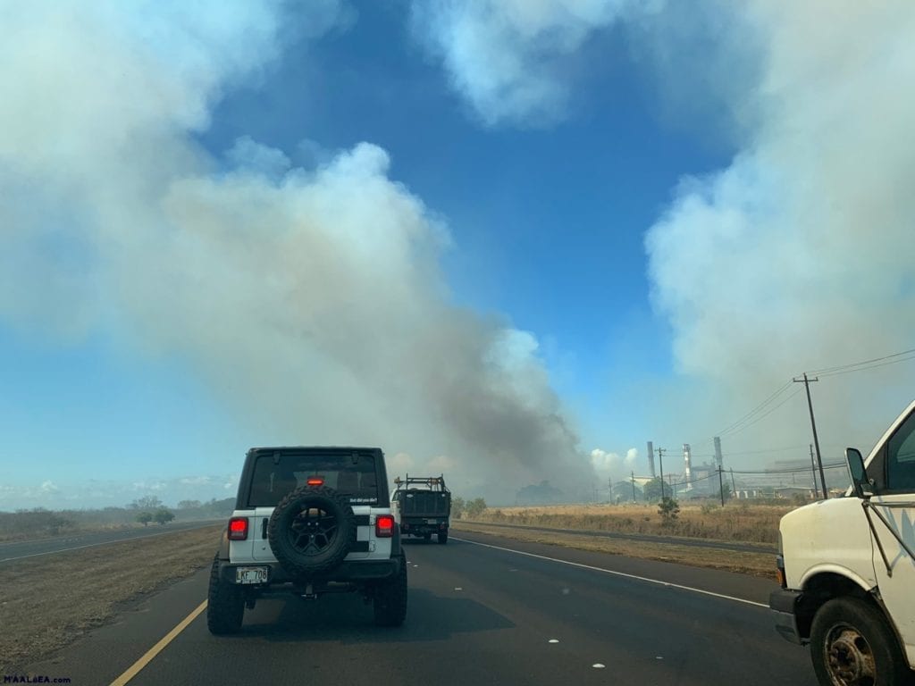 Massive Maui Fires Almost Contained Maalaea Town Maui Hawaii