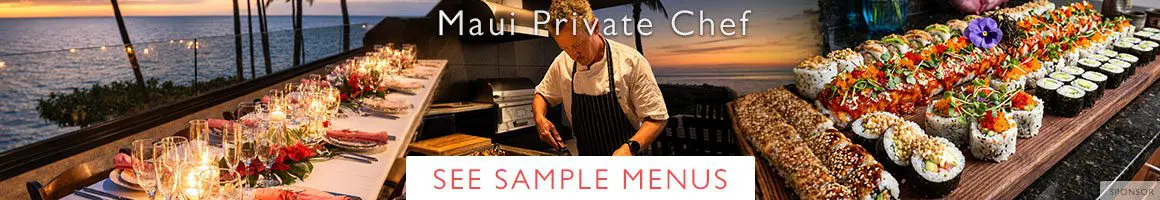 Maui Private Chef banner